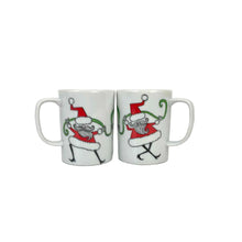 Load image into Gallery viewer, Modern Santa Mugs