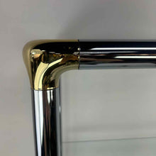 Load image into Gallery viewer, Modern Chrome &amp; Brass Etagere