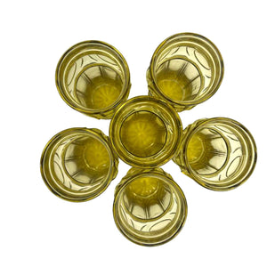 Yellow Glass Tumblers