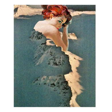 Hibernation Mountain Woman Print