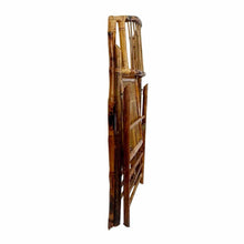 Load image into Gallery viewer, Folding Tortoiseshell Bamboo Chair