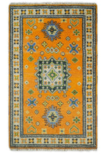 Load image into Gallery viewer, Orange Gabbeh Style Rug