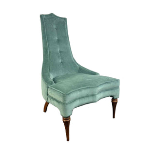 Blue Velvet Chair