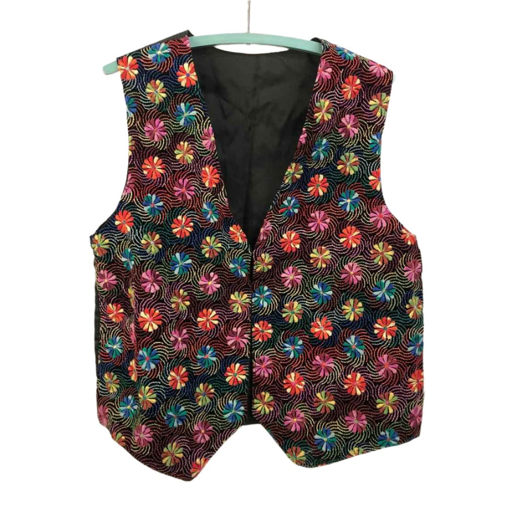 Colorful Embroidered Vest