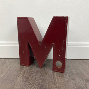 Enamel Letter M