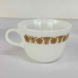 Pyrex Butterfly Gold Mugs
