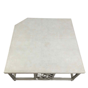 White Bamboo Coffee Table