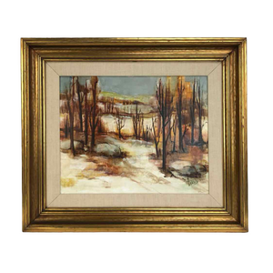 Winter Landscape Painting