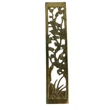 Load image into Gallery viewer, Brass Flowers Panel