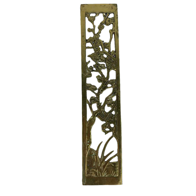 Brass Flowers Panel