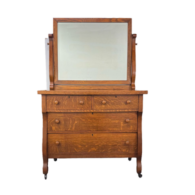 Tiger Oak Dresser