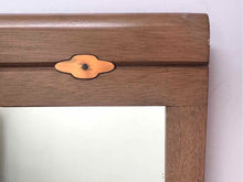 Load image into Gallery viewer, Modern Pecan Framed Mirror