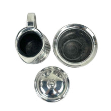Load image into Gallery viewer, Pewter Creamer &amp; Sugar Bowl