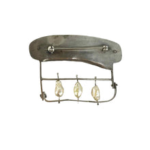 Load image into Gallery viewer, Abstract Sterling &amp; Pearl Brooch