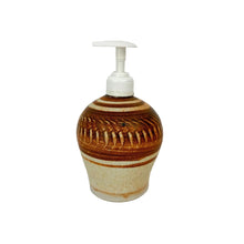 Load image into Gallery viewer, Studio Pottery Soap Dispenser