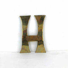 Load image into Gallery viewer, Brass Letter H