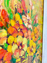 Load image into Gallery viewer, Textural Flowers Painting