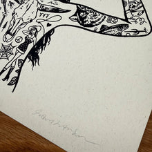 Load image into Gallery viewer, Tattooed Cowgirl Print