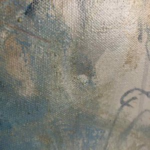 Lake of Fire Abstract Painting