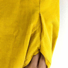 Load image into Gallery viewer, Embroidered Yellow Corduroy Shirt