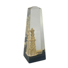 Load image into Gallery viewer, Lucite &amp; Gold Metal Oil Rig
