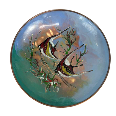 Tropical Fish Enamel Bowl