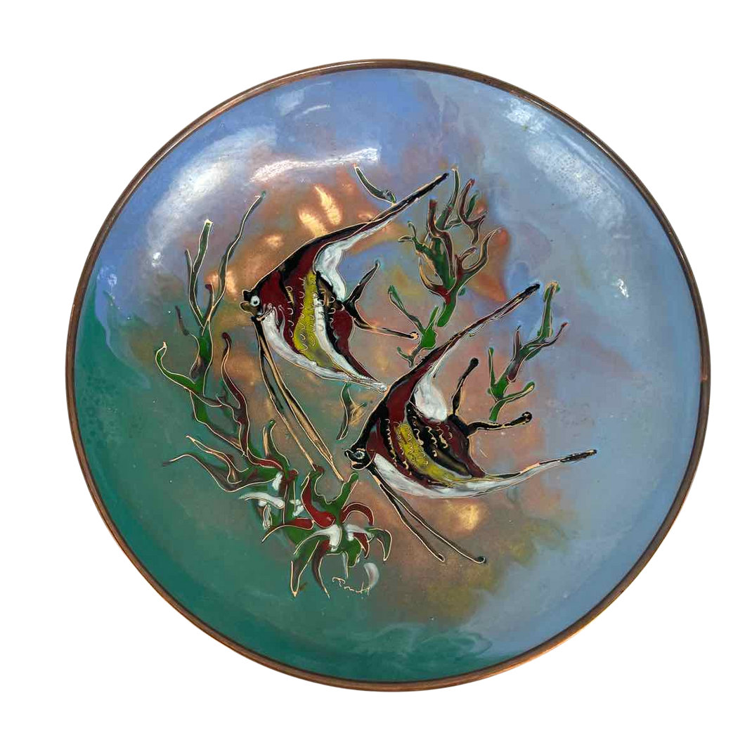Tropical Fish Enamel Bowl