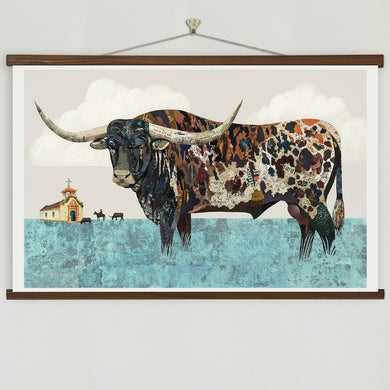 Texas Longhorn Print
