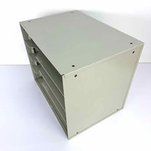 Load image into Gallery viewer, Beige Metal Cubby Shelf