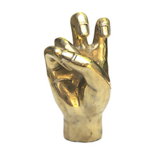 Load image into Gallery viewer, TCU Horned Frog Brass Hand