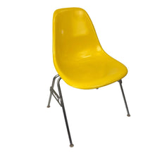 Load image into Gallery viewer, Modern Yellow Fiberglass Shell Chair