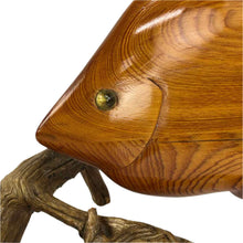 Load image into Gallery viewer, Carved Wooden Fish Sculpture