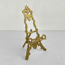 Load image into Gallery viewer, Ornate Brass Easel