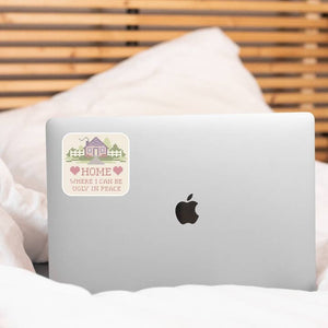 Ugly in Peace Sticker