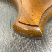 Load image into Gallery viewer, Travertine Top Pedestal Table