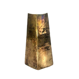 Hammered Brass Vase