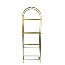 Load image into Gallery viewer, Gold Metal Rattan Shelf