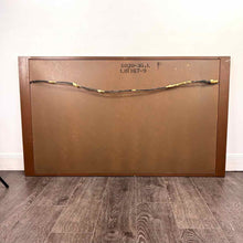 Load image into Gallery viewer, Modern Pecan Framed Mirror