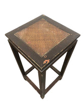 Load image into Gallery viewer, Wood Cane Pedestal Table