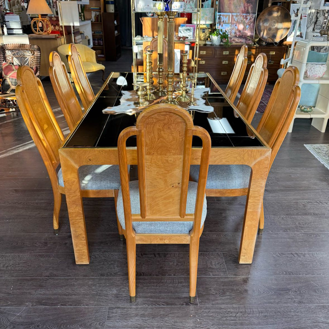 Olive Burl Dining Set