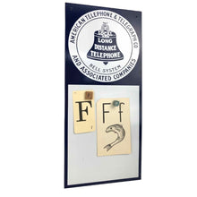 Load image into Gallery viewer, Porcelain Telephone Sign