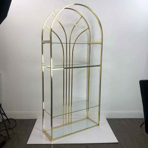 Gold Metal Arch Shelf