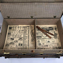 Load image into Gallery viewer, Antique Steamer Trunk