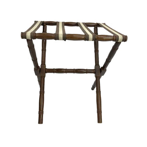 Faux Bamboo Luggage Rack