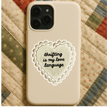 Load image into Gallery viewer, Thrifting Heart Doily Sticker
