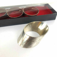 Load image into Gallery viewer, Modern Silver Plate Napkin Rings