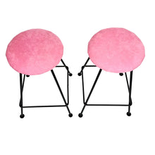 Load image into Gallery viewer, Pink Swivel Stools