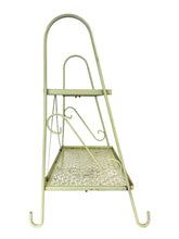 Load image into Gallery viewer, Green Metal Plant Shelf