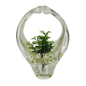 Murano Glass Basket Dish