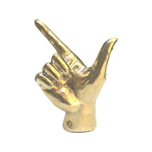 Load image into Gallery viewer, Guns Up Brass Hand